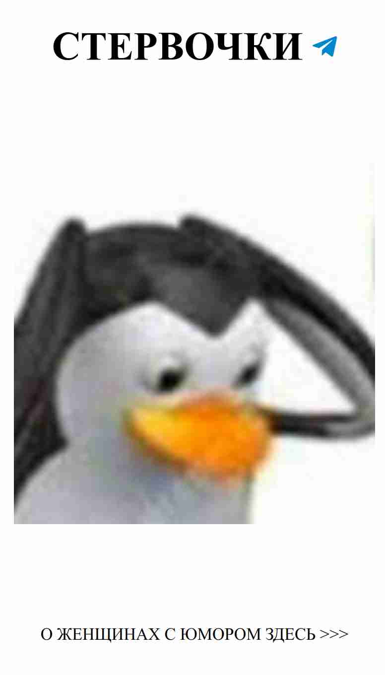 Как водить penguin к любви: юмор для женщин